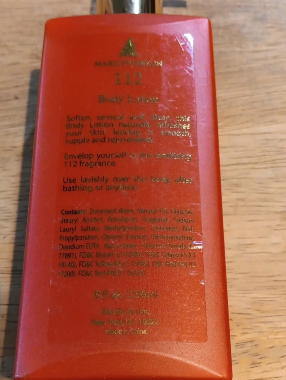 None 112 fragrance